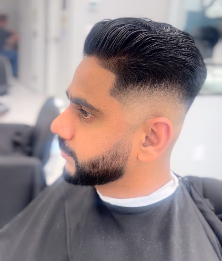 Stylish haircut and beard trim at Hairlab X Heartland